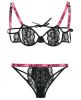 Vibes Sexy AF Cutout Bra & Panty Black M/L