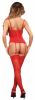 Luv Lace Bustier & G-String Red L/XL