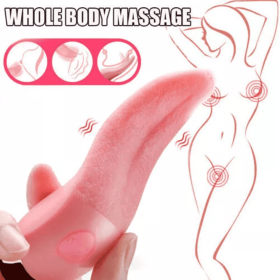 Tongue Clit Licking Vibrator G-Spot Sucking Oral Massager Sex Toy