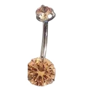 Belly Button Piercing (Option: Gold)